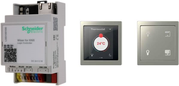 ассортимент Schneider KNX