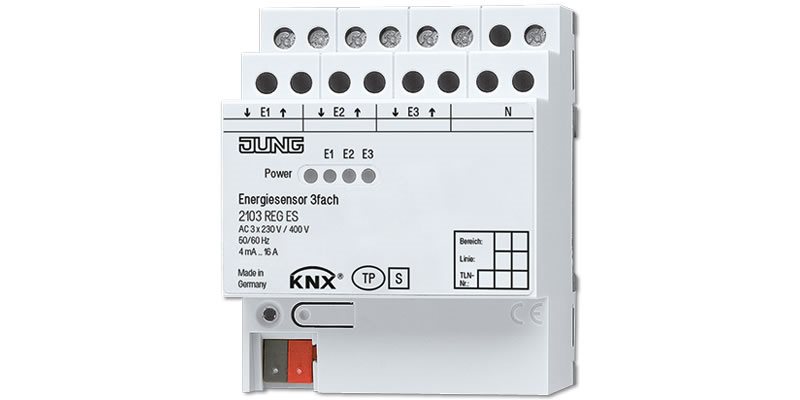 Датчик KNX для контроля потребления энергии