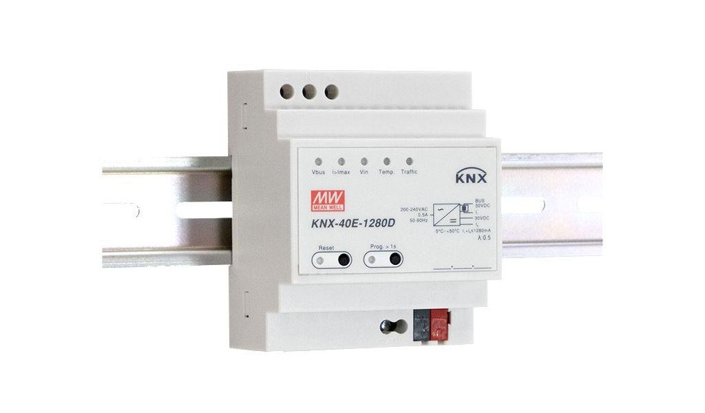 Блок питания MEAN WELL KNX-40E-1280D KNX с функцией диагностики